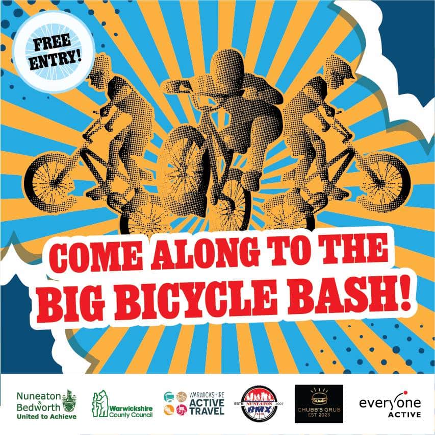 Big Bicycle Bash Bedworth 16 August 2026 — Bedworth news photo