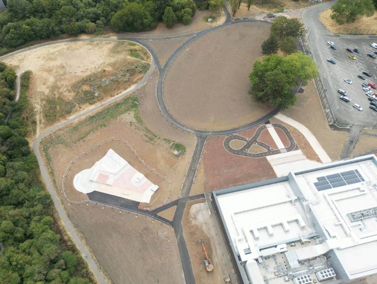 Removal of temporary path in Miners Welfare Park, Bedworth — Bedworth news photo